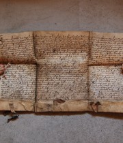 1503年の羊皮紙に書かれた古文書