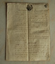 1766年の古文書