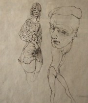 Hans Bellmer版画　The man with the cap