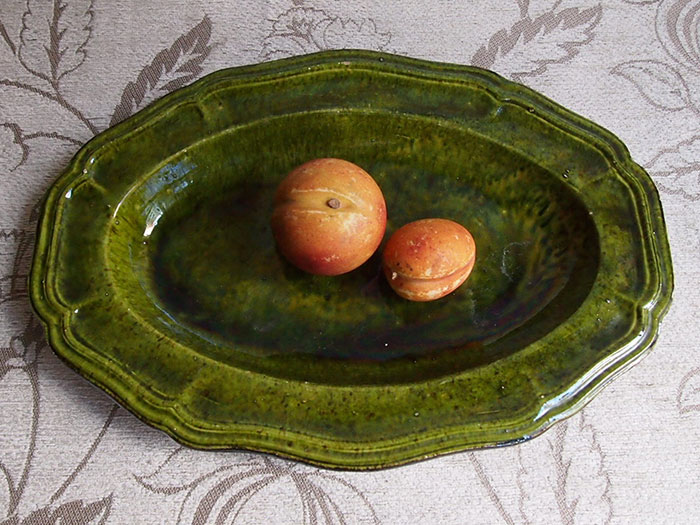 南仏の緑釉の大皿 | アンティーク・フランス雑貨店_antiqueSalon