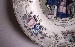 Creil et Montereau クレイユ & モントローの優しい色彩の絵皿 | アンティーク・フランス雑貨店_antiqueSalon