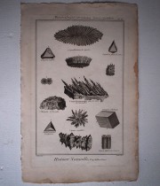 鉱物版画 Histoire Naturelle , Cristallisations 2