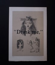 金子國義　不思議の国のアリス『 Drink Me 』