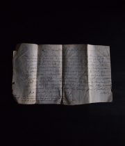 17世紀の羊皮紙の古文書