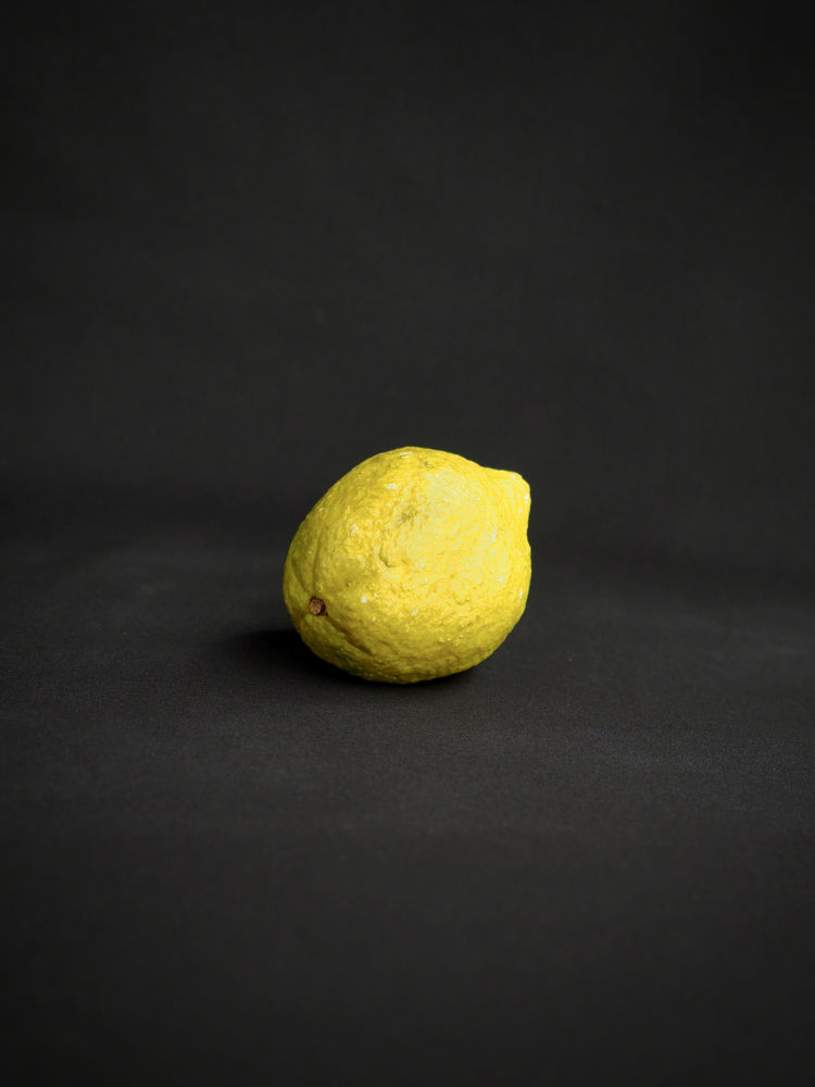 大理石の擬似果物　lemon