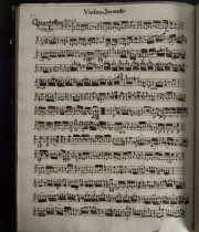 古い楽譜帳
